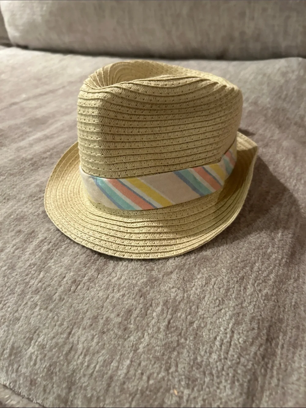 Caribbean Joe Natural Straw Trilby Hat